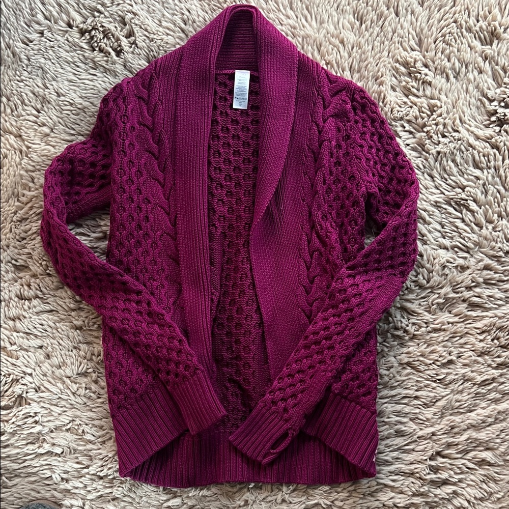Ivivva by Lululemon Girl Knit Cardigan